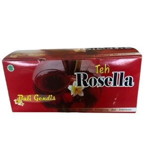 🌺 Teh Rosella (Hibiscus Tea) by Bali Gendis – 24 Tea Bags